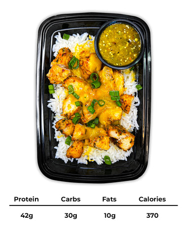 Air Fried Chicken Cheese Bowl