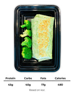 Chicken Poblano Spinach Wrap
