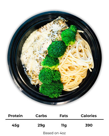 Low-fat Chicken Alfredo