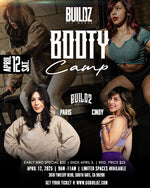 BUILDZ BootyCamp | Saturday, April 12 | 9am-11am
